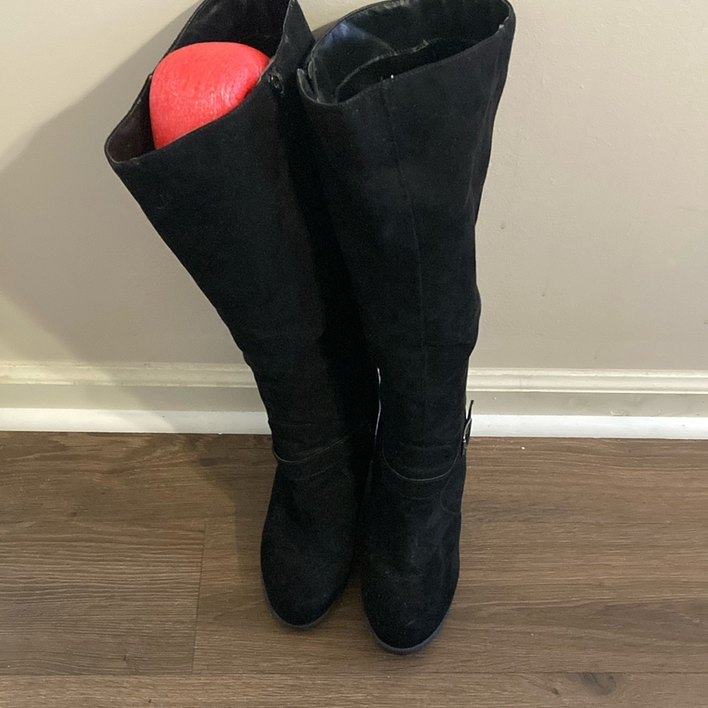 Black Knee-High Boots